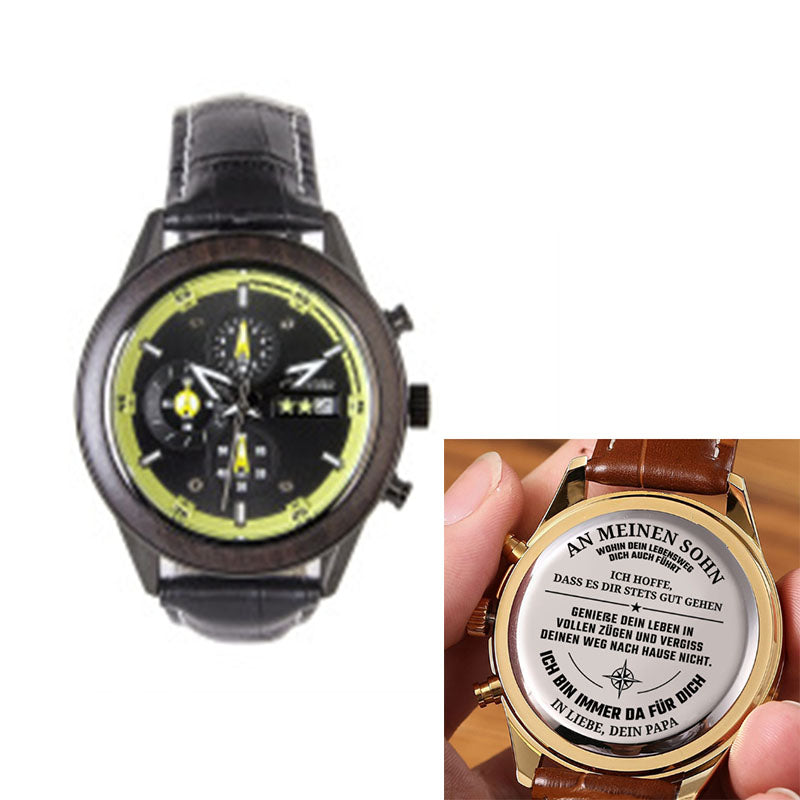 Multifunctional Waterproof Quartz Watch