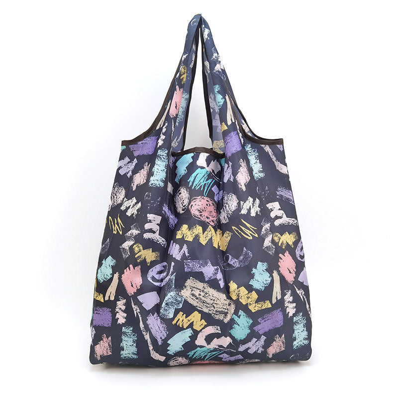 Japanese Supermarket Shopping Bag Eco-friendly Grocery Shopping Bag Foldable Portable Medium Oxford Cloth Gift Bag