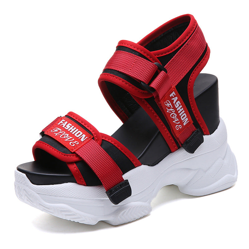 New Fairy Style Sponge Cake Platform Sports Roman Shoes