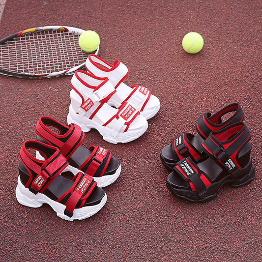 New Fairy Style Sponge Cake Platform Sports Roman Shoes