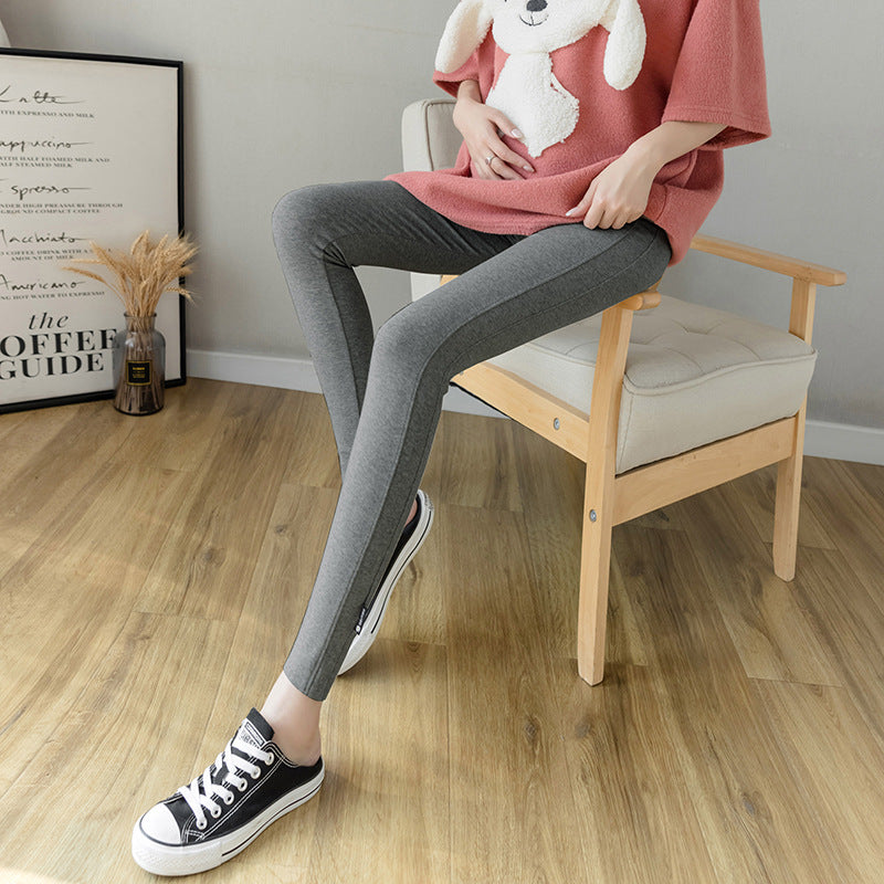 Maternity Pants High Waist Belly Support Stitching Craft Maternity Pants