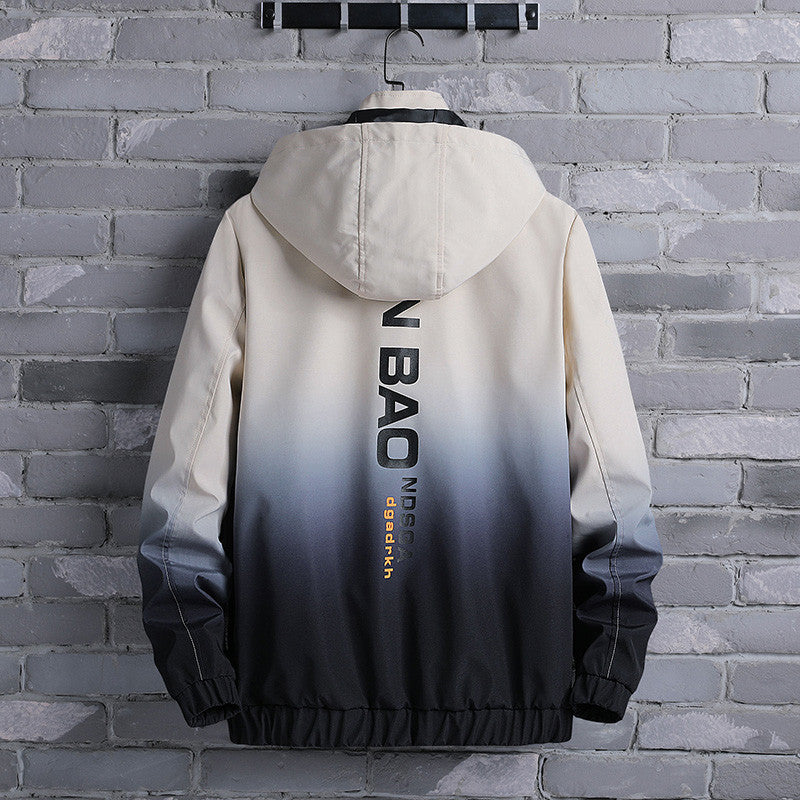 Gown Plus Fat Plus Size Fat Gradient Jacket