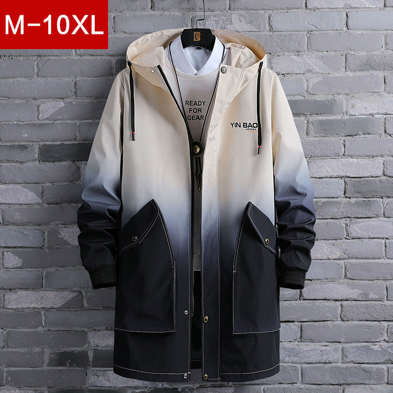 Gown Plus Fat Plus Size Fat Gradient Jacket