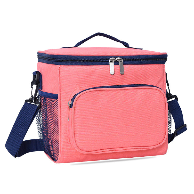 Oxford Cloth Single-shoulder Lunch Bag Outdoor Picnic Bag Insulation Bag