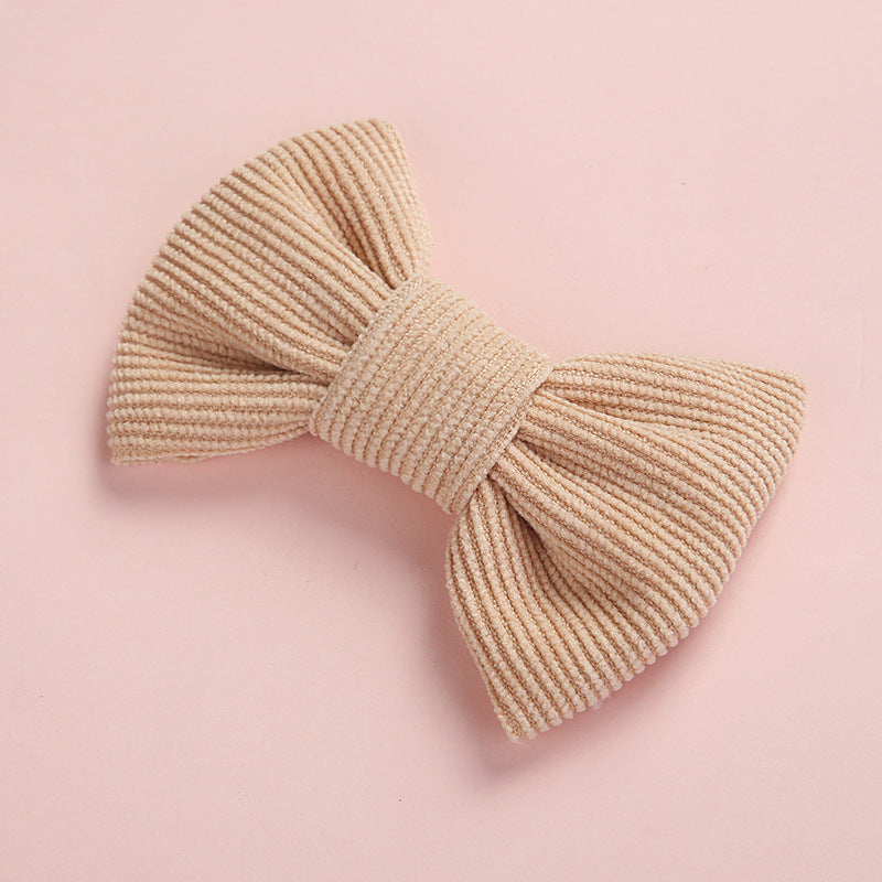 New Style Children's Corduroy Cute Hairpin