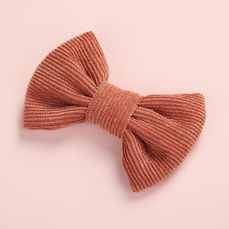 New Style Children's Corduroy Cute Hairpin