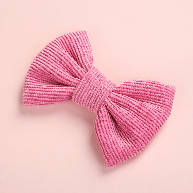 New Style Children's Corduroy Cute Hairpin