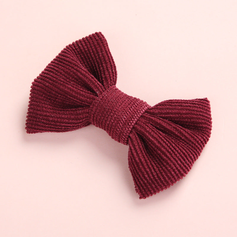 New Style Children's Corduroy Cute Hairpin