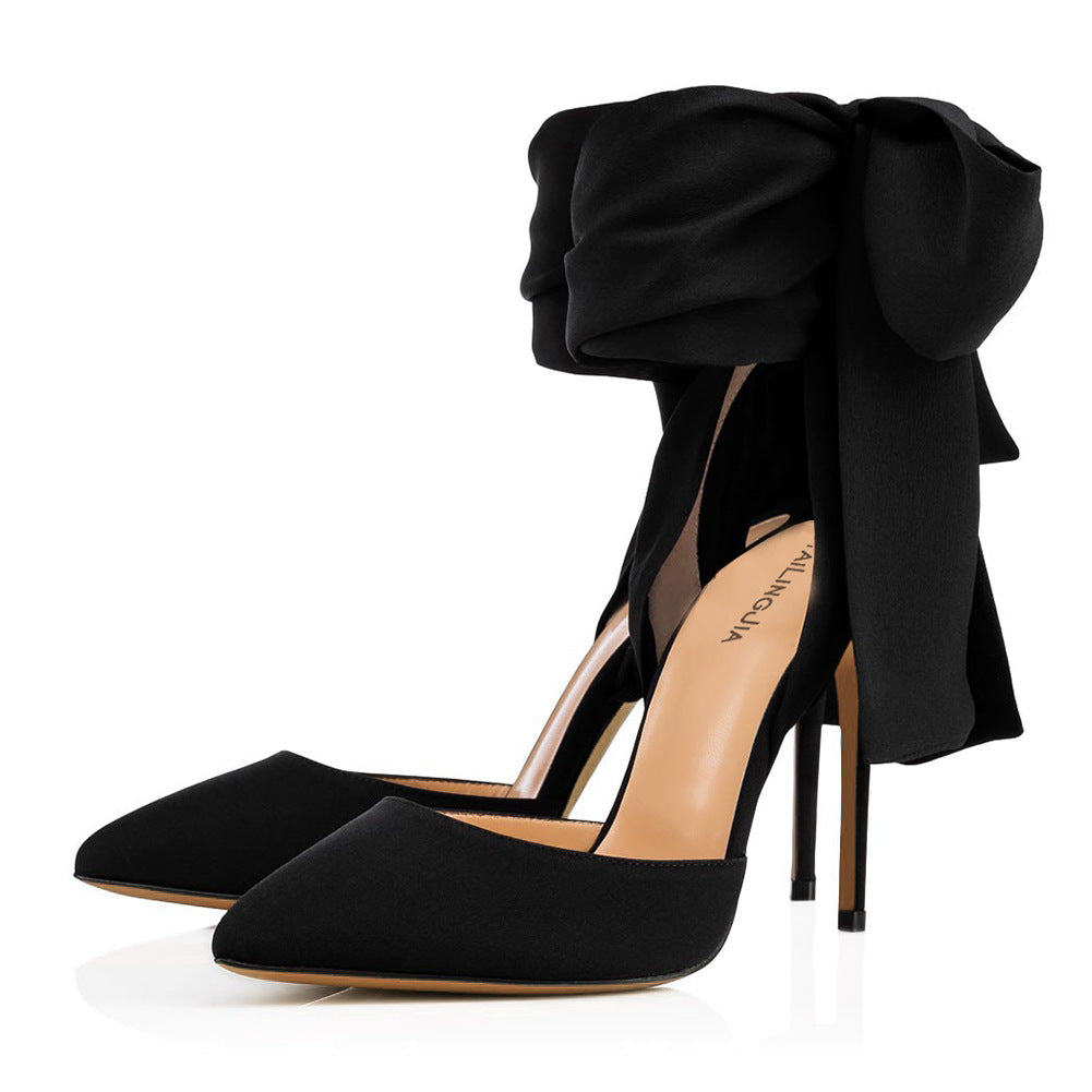 Explosive Pointed Sardinian Cross Bow High Heels