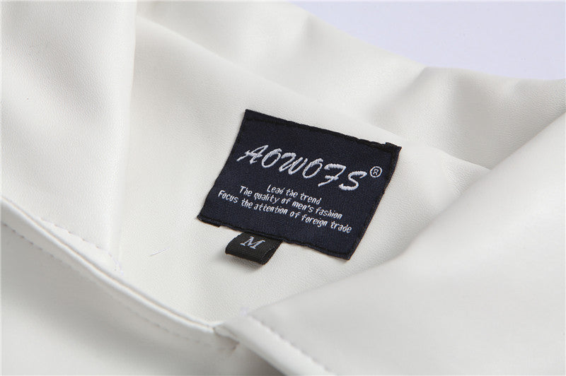 Motorcycle Leather British White Washed Leather