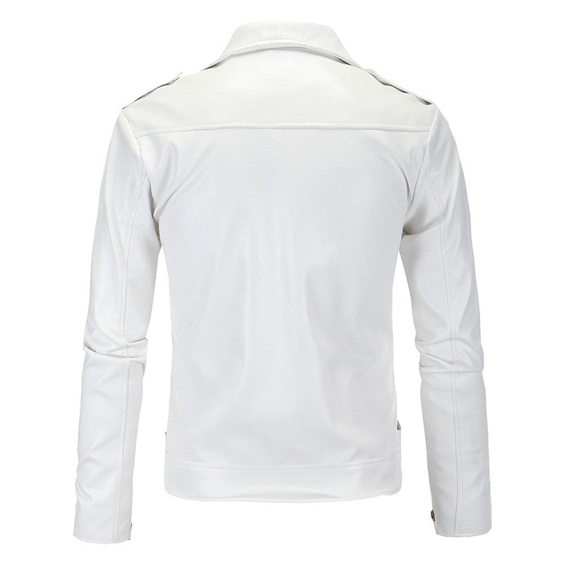 Motorcycle Leather British White Washed Leather
