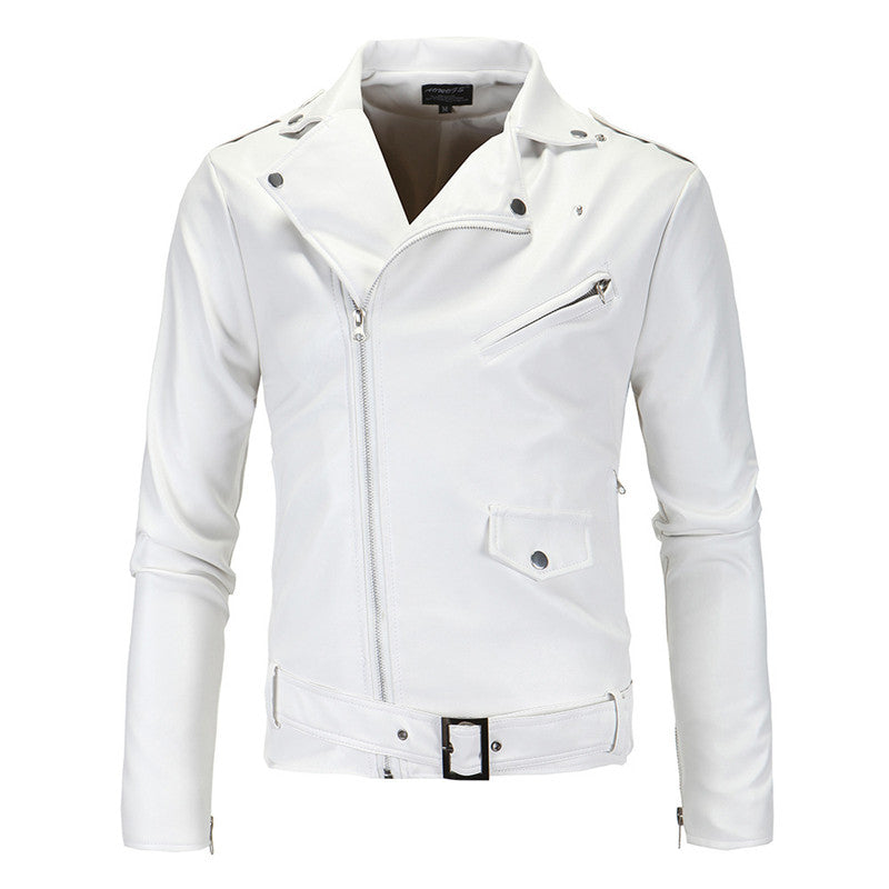 Motorcycle Leather British White Washed Leather