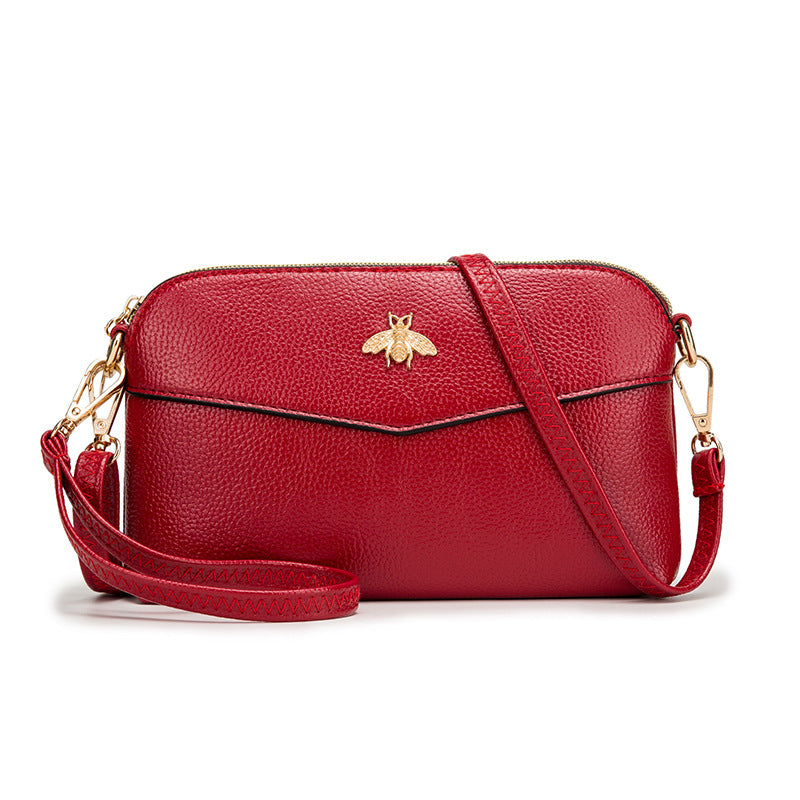 Small Bag Women's Bag New Fashion One-Shoulder Mother Bag Wild Middle-Aged And Elderly Grocery Shopping Change Hand Messenger Bag