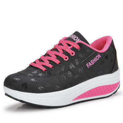 Thick-Soled Surface Swaying Shoes Breathable Sports Casual Shoes