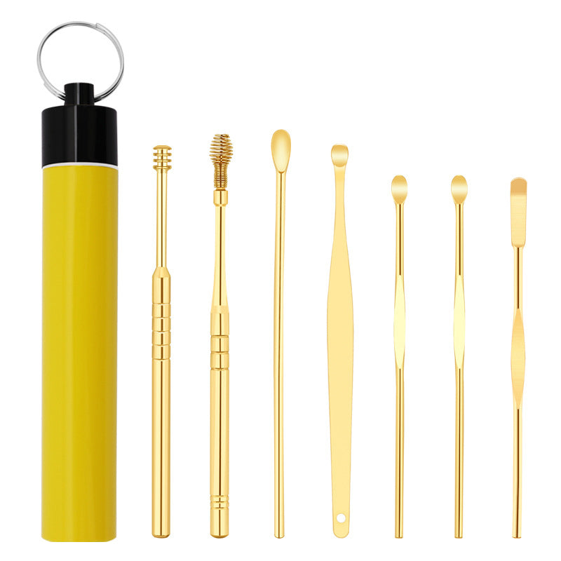 Stainless Steel Spiral Ear Pick Tool Set