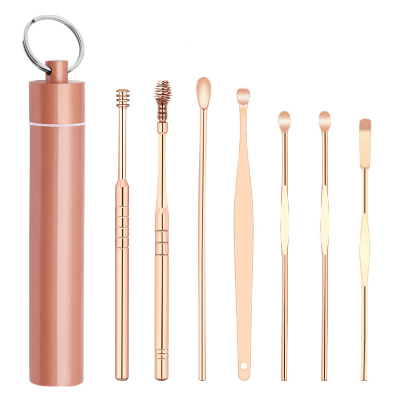 Stainless Steel Spiral Ear Pick Tool Set