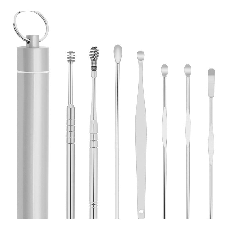 Stainless Steel Spiral Ear Pick Tool Set
