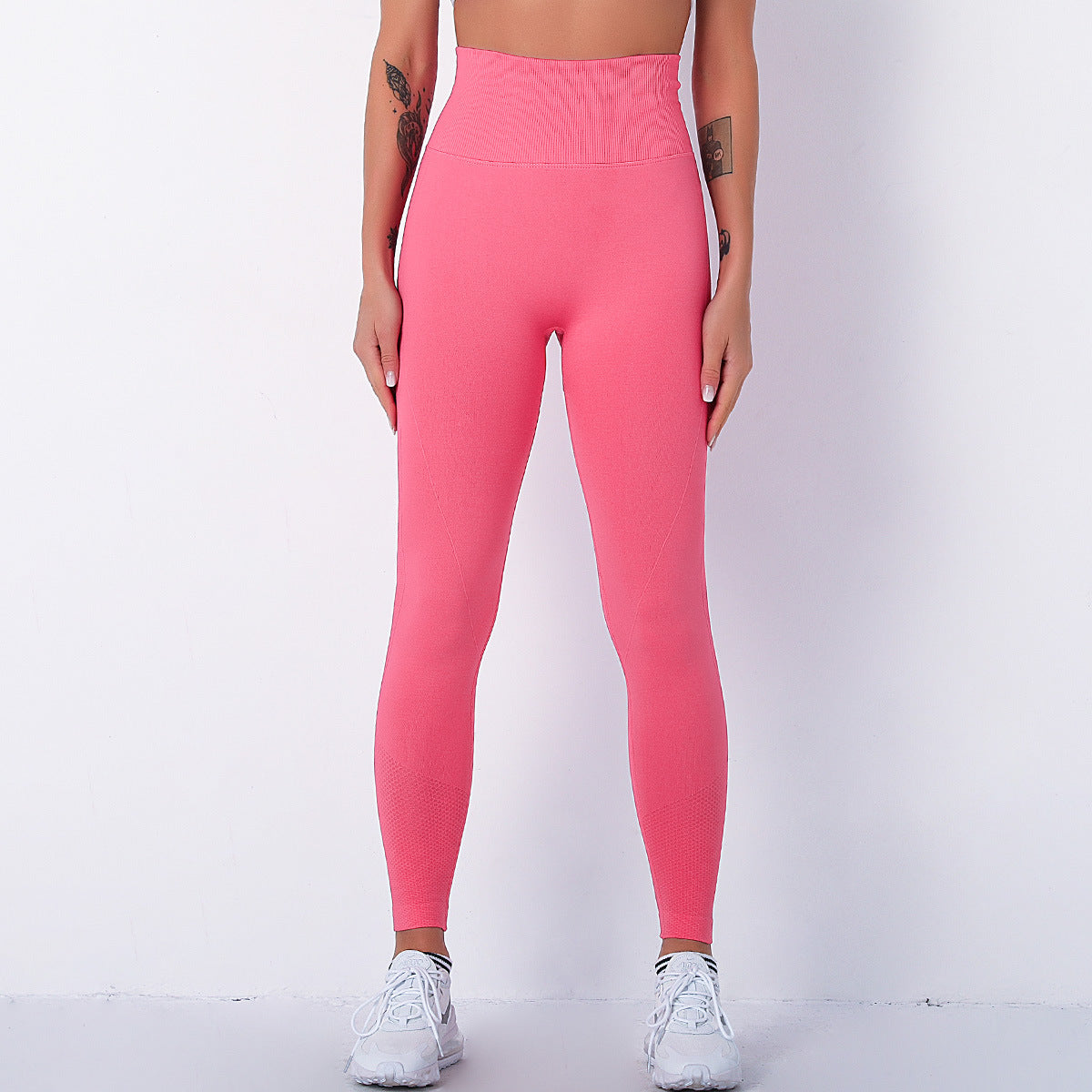 Peach Hip Shaping Running Sports Leggings