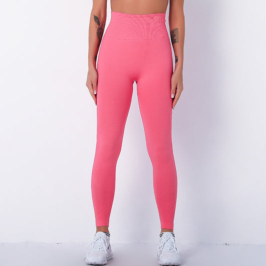 Peach Hip Shaping Running Sports Leggings