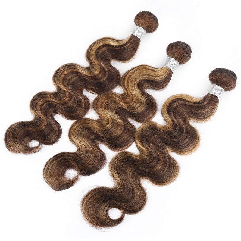 Xuchang Aixiu Piano Color Real Wig New P Color Body Wave