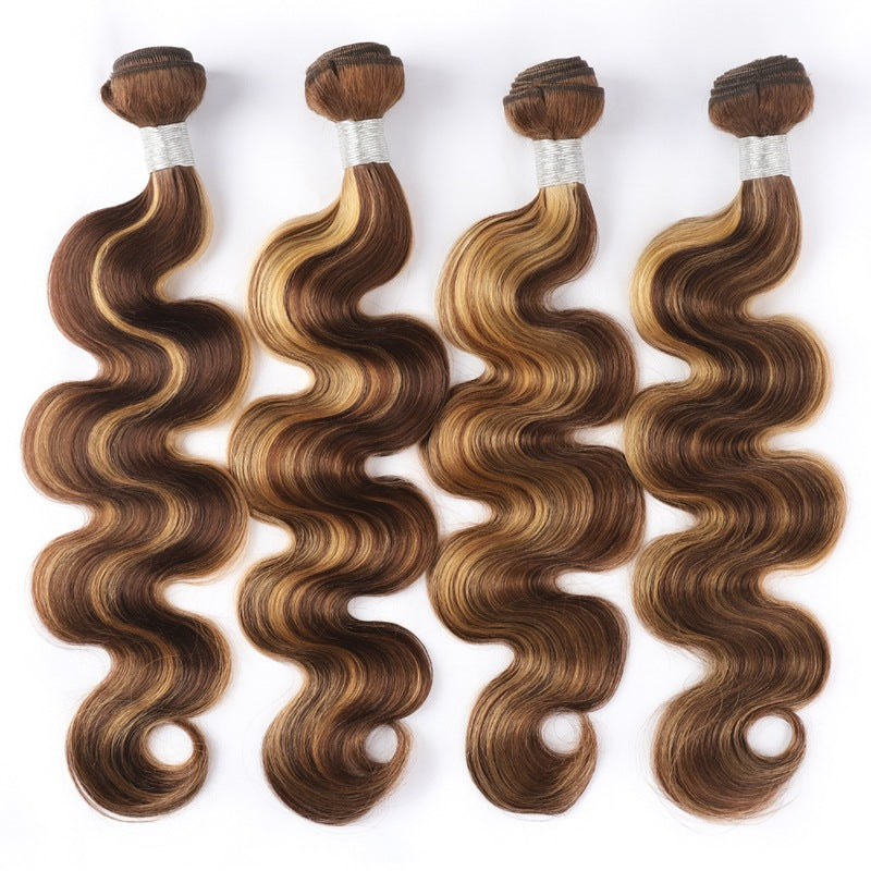 Xuchang Aixiu Piano Color Real Wig New P Color Body Wave