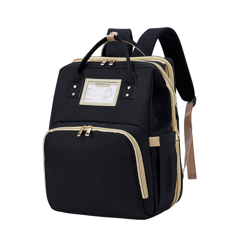 Portable Multifunctional Double Shoulder Mommy Bag