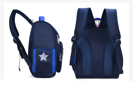 Children's Space Bag Water Repellent Trolley Backpack