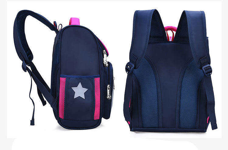 Children's Space Bag Water Repellent Trolley Backpack