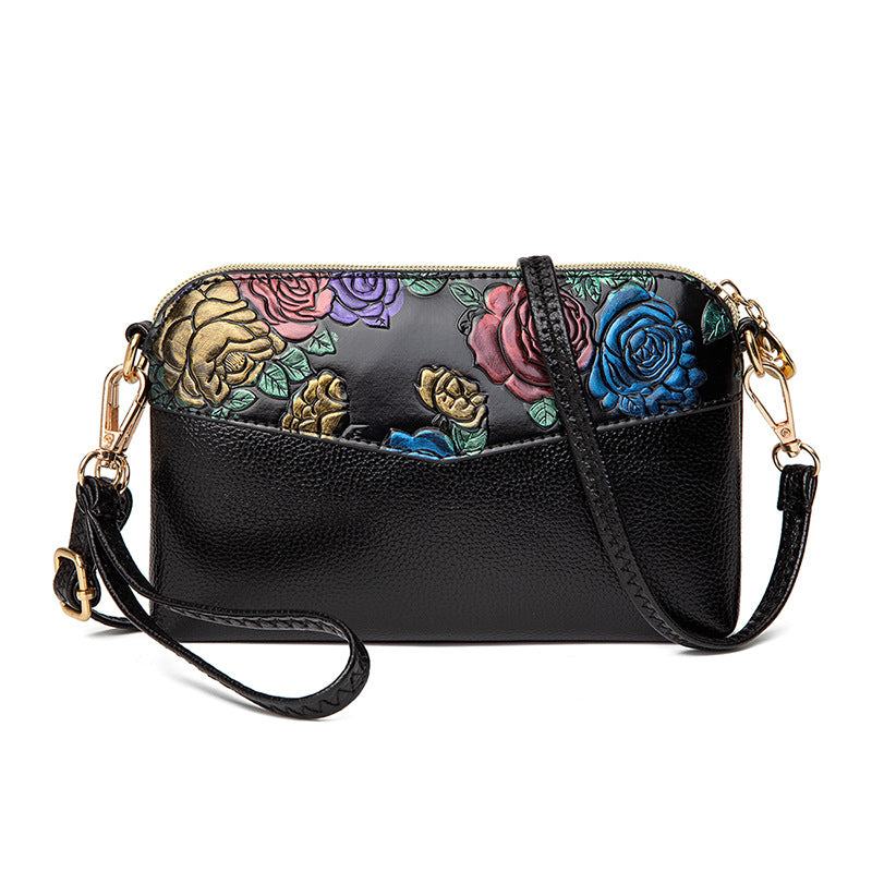 Small Bag Women's Bag New Fashion One-Shoulder Mother Bag Wild Middle-Aged And Elderly Grocery Shopping Change Hand Messenger Bag