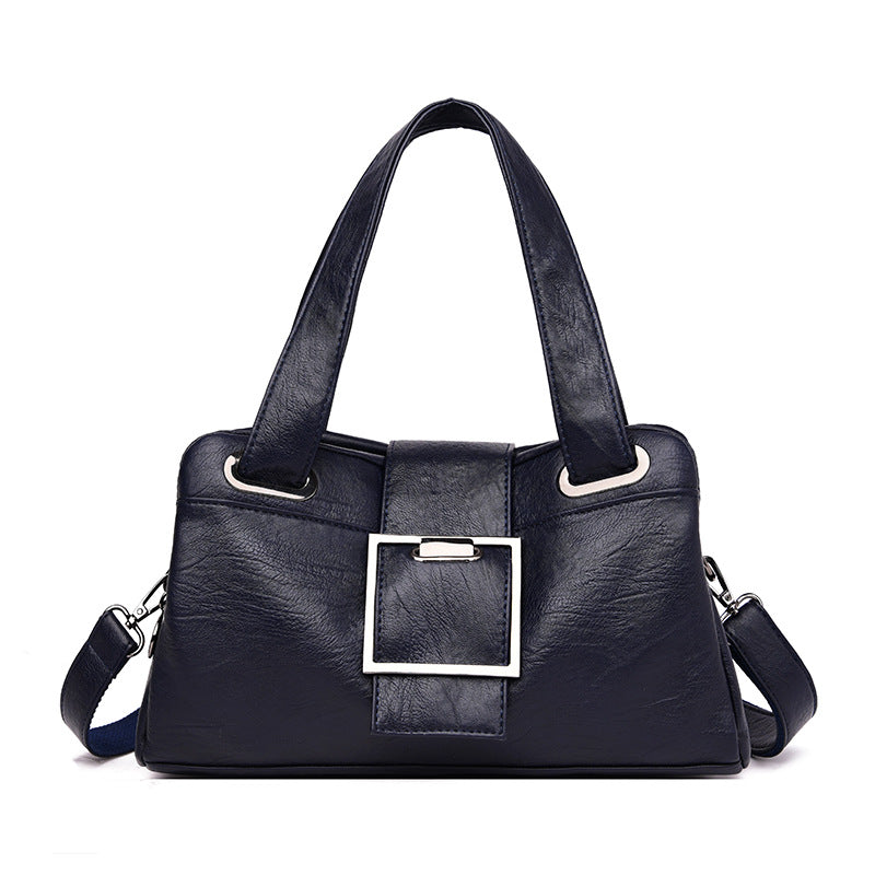 European And American Style Leather Women's Bag Handbag Fashion Versatile Pillow Bag