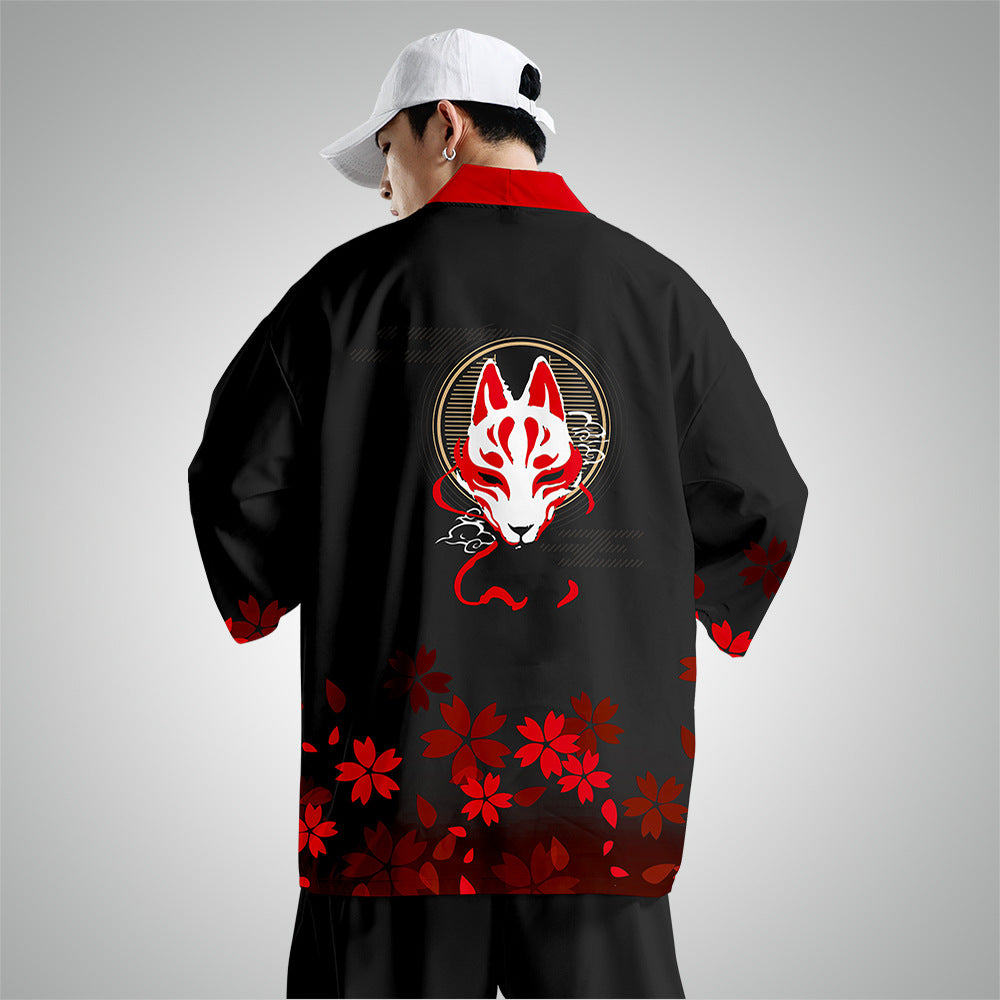 Male Fox Onmyoji Taoist Robe Suit