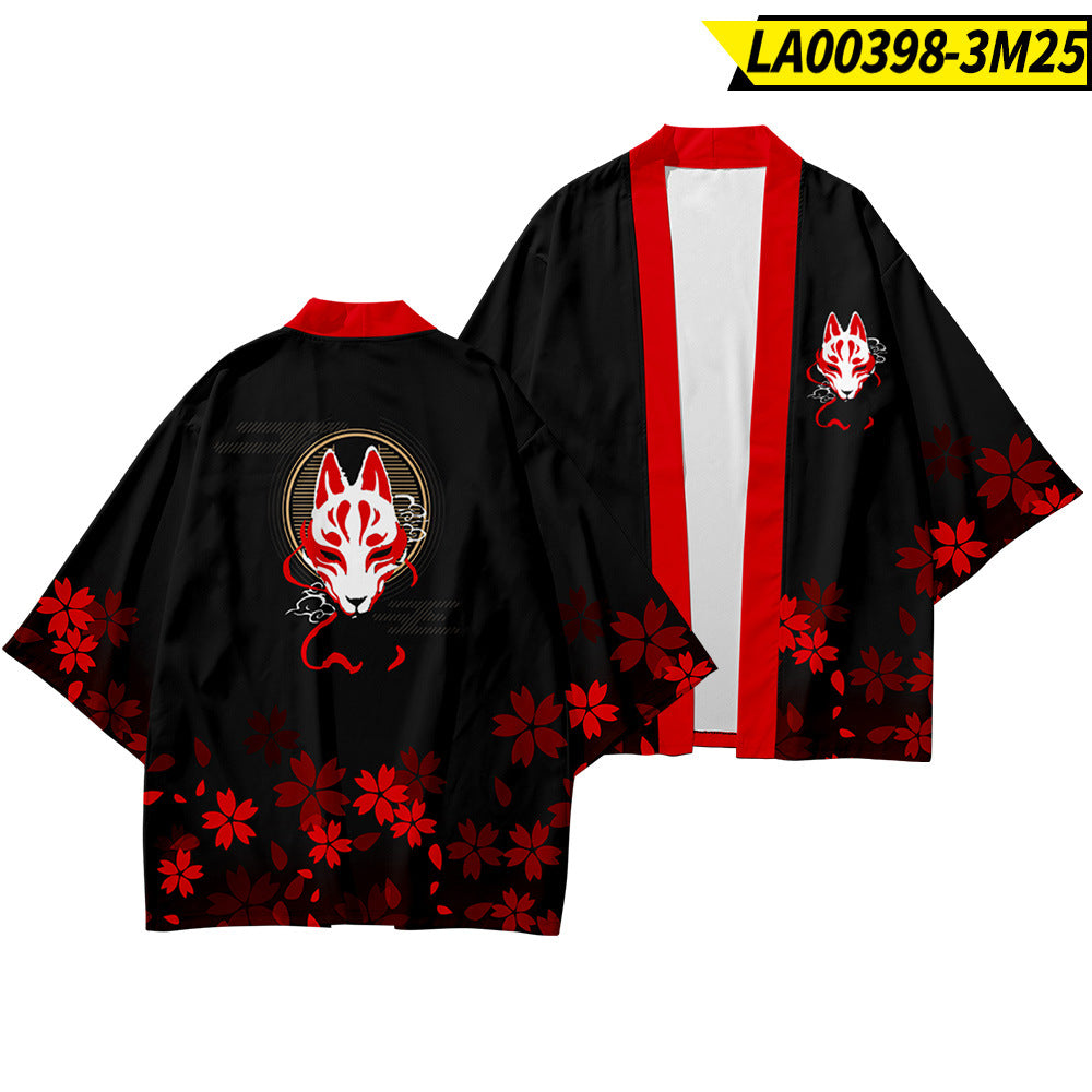 Male Fox Onmyoji Taoist Robe Suit