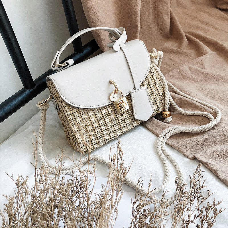 Straw Small Bag Handbags Popular New Trend Fashion Woven Messenger Bag Wild Shoulder Handbag