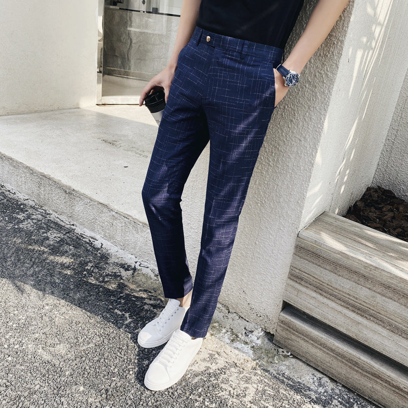 Trendy Men's Fashion Straight Trousers Business Men's Casual Pants