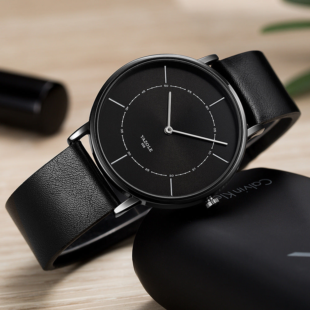 Simple Thin Two-hand Watch Men's Fashion Quartz Watch