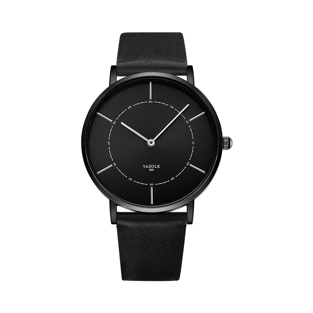 Simple Thin Two-hand Watch Men's Fashion Quartz Watch