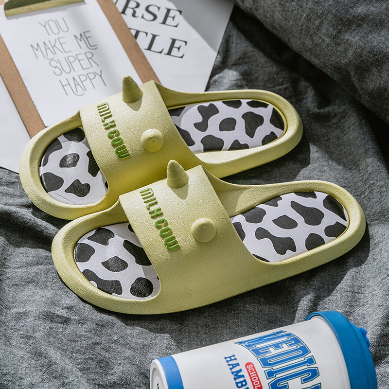Sandals And Slippers Female Cartoon Cute Bathroom Non-Slip Indoor