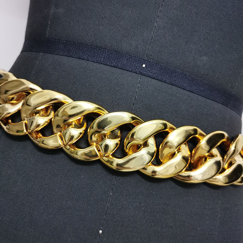 Simple And Versatile Belt Chain Sweater Decoration
