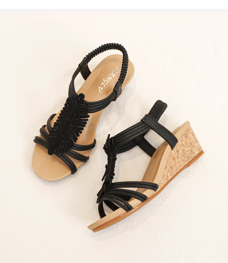 Large Size Slimming Platform Women's Sandals