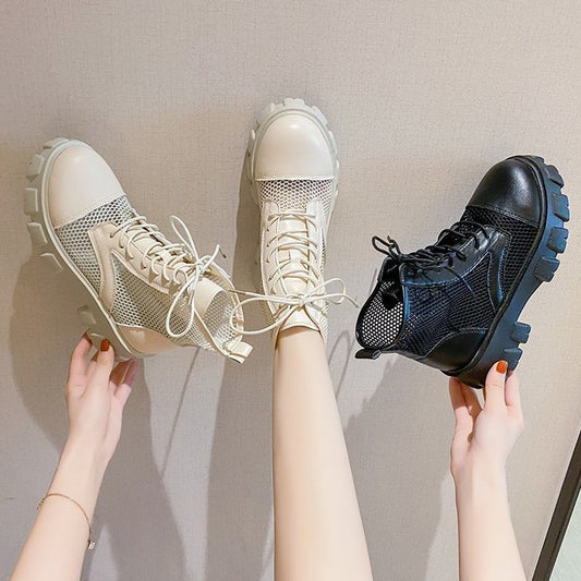 New Apring And Summer Thin Net Boots