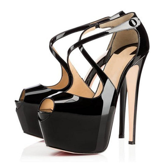 Yuzui Water Platform Super High Heel Women Sandals
