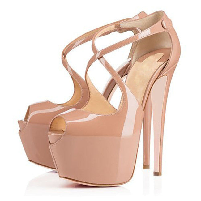 Yuzui Water Platform Super High Heel Women Sandals