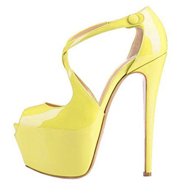Yuzui Water Platform Super High Heel Women Sandals