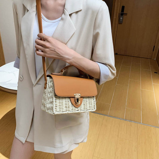 Korean Style Portable Square Beach Female Bag