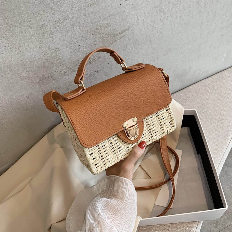 Korean Style Portable Square Beach Female Bag