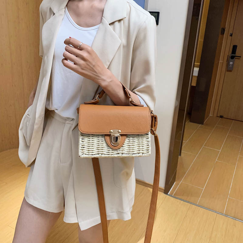 Korean Style Portable Square Beach Female Bag