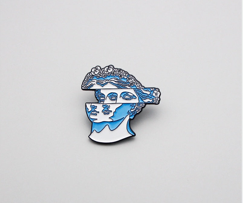 Ancient Roman Art Brooch, Lovers'' Best Friend
