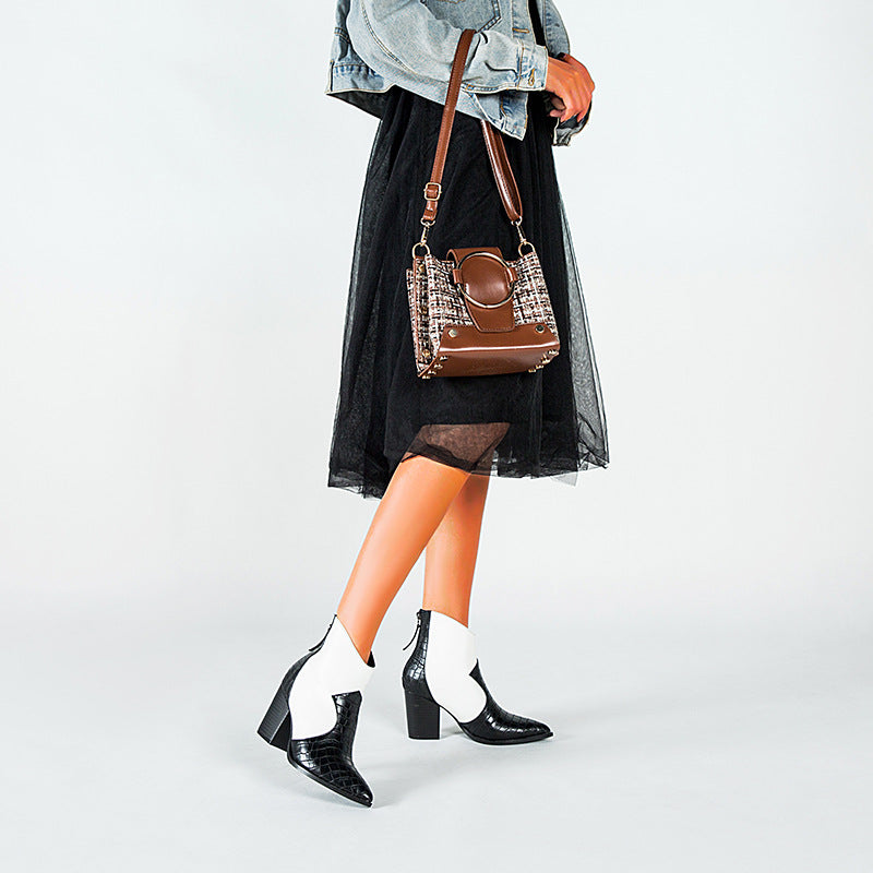 Europe And The United States High With Autumn Fashion Boots Pointed Elegant Boots