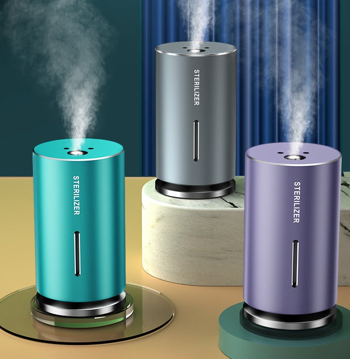 Small Portable Mute Household Kitchen  Car Air Purifier Alcohol Spray Induction Sterilizer