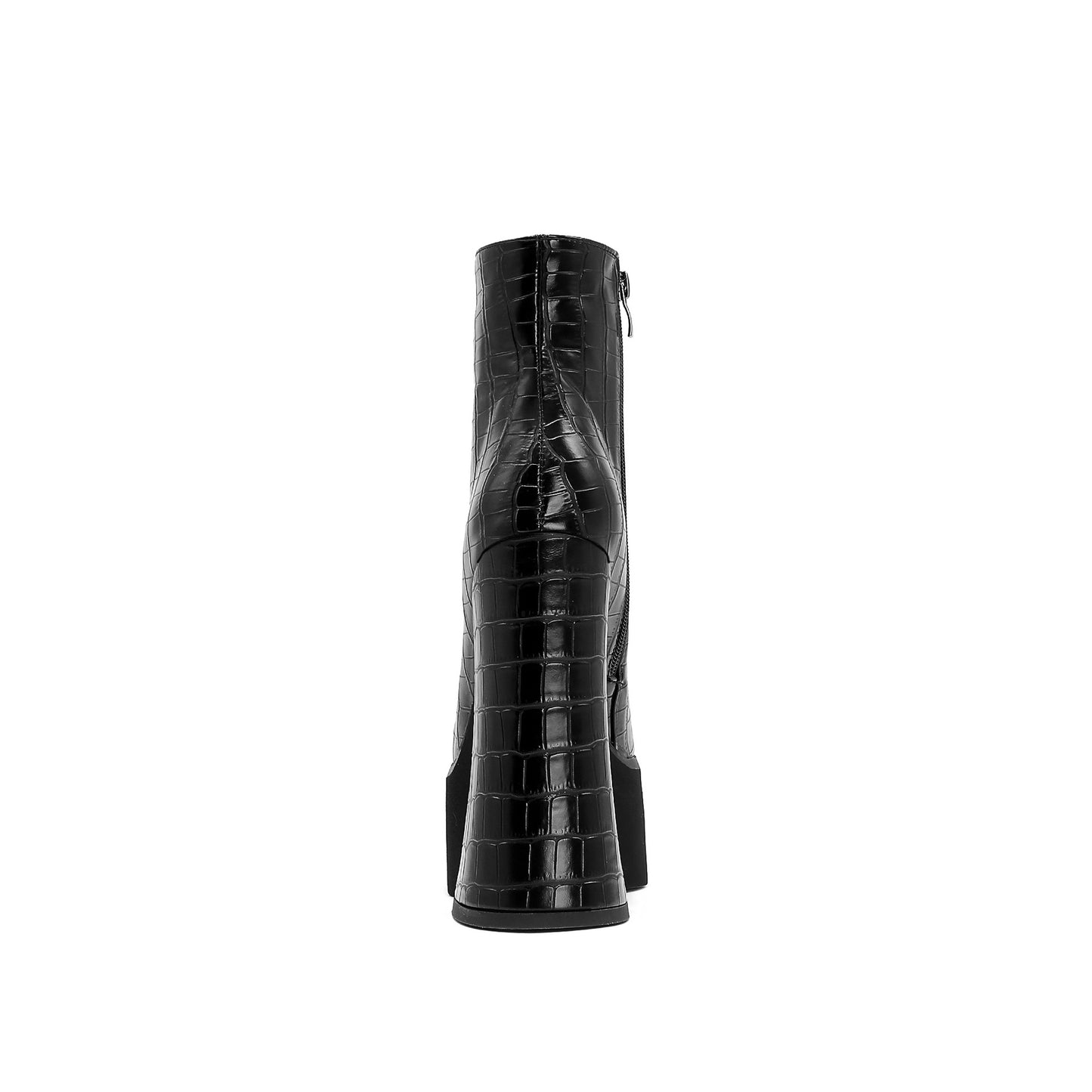 European And American Style High-heeled Water Platform Large Size Low-top Women's Boots